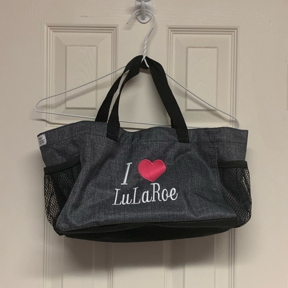 Thirty One signature collection miniature tote bag I Love LuLaRoe like new EUC - Picture 3 of 16